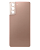 Back Cover Glass with Camera Lens and Adhesive for Galaxy S21 Plus (G996) (No Logo) (Phantom Gold)