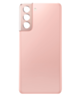 Back Cover Glass with Camera Lens and Adhesive for Galaxy S21 Plus (G996) (No Logo) (Phantom Pink)
