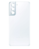 Back Cover Glass with Camera Lens and Adhesive for Galaxy S21 Plus (G996) (No Logo) (Phantom Silver)