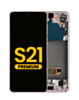 OLED Assembly with Frame for Galaxy S21 (G991) (Phantom Pink) (Premium)