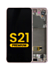 OLED Assembly with Frame for Galaxy S21 (G991) (Phantom Violet) (Premium)