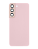 Back Cover Glass with Camera Lens and Adhesive for Galaxy S22 (S901) (No Logo) (Pink Gold)