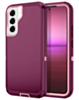 Heavy Duty Case for Galaxy S22 (MAROON & PINK) (Only Ground Shipping)