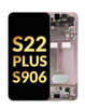 Grab the wholesale deals on the OLED Assembly with Frame for the Galaxy S22 Plus S906 in Pink Gold, premium model.
