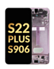 Stock up on the OLED Assembly with Frame for the Galaxy S22 Plus S906 in Violet, premium model.
