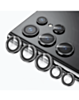 Camera Lens Protector with Metal Ring for Galaxy S22 Ultra (Black)