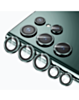 Camera Lens Protector with Metal Ring for Galaxy S22 Ultra(Green)