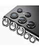Camera Lens Protector with Metal Ring for Galaxy S22 Ultra(White)