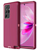 Heavy Duty Case for Galaxy S22 Ultra (MAROON & PINK) (Only Ground Shipping)