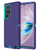 Heavy Duty Case for Galaxy S22 Ultra (PURPLE & TEAL) (Only Ground Shipping)
