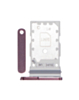 Dual Sim Card Tray for Galaxy S22 Ultra (S908) (Burgundy)