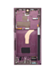 OLED Assembly with Frame for Galaxy S22 Ultra (S908) (Burgundy) (Aftermarket Pro Soft / 120Hz)