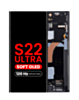OLED Assembly with Frame for Galaxy S22 Ultra (S908) (Graphite) (Aftermarket Pro Soft / 120Hz)