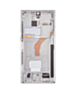 OLED Assembly with Frame for Galaxy S22 Ultra (S908) (Phantom White) (Aftermarket Pro Soft / 120Hz)