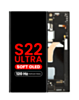 OLED Assembly with Frame for Galaxy S22 Ultra (S908) (Phantom Black) (Aftermarket Plus Soft / 120Hz)