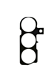 Back Camera Lens Bracket Adhesive Tape for Galaxy S23 (S911) / S23 Plus (S916)