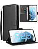 Galaxy S23 Leather Wallet Case with Card Slot - BLACK (Only Ground Shipping)
