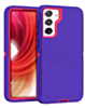 Heavy Duty Case for Galaxy S23 Plus (DARK PURPLE & HOT PINK) (Only Ground Shipping)