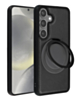 Slim Leather Case with Wireless Charging Kickstand - BLACK for Galaxy S23 (Only Ground Shipping)