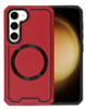 Galaxy S23 Slim Non-Slip Transparent Matte Wireless Charging Case - RED (Only Ground Shipping)