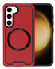 Galaxy S23 Plus Slim Non-Slip Transparent Matte Wireless Charging Case - RED (Only Ground Shipping)