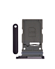 Single Sim Card Tray for Galaxy S23 (S911) / S23 Plus (S916) (Phantom Black)