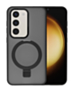 Carbon Wireless Charging Case with Ring Stand - BLACK for Galaxy S23 (Only Ground Shipping)