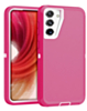 Heavy Duty Case for Galaxy S23 FE (LIGHT PINK & WHITE) (Only Ground Shipping)