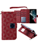 Galaxy S23 FE Triangle Geometric Design Wallet Case - RED (Only Ground Shipping)