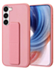 Galaxy S23 Plus Hand Strap Vertical Magnetic Kickstand Case - PINK (Only Ground Shipping)