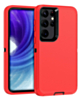 Heavy Duty Case for Galaxy S23 Ultra (RED & BLACK) (Only Ground Shipping)