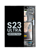 OLED Assembly with Frame for Galaxy S23 Ultra (S918) (Phantom Black) (Service Pack)