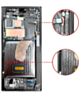 OLED Assembly with Frame for Galaxy S23 Ultra (S918) (Phantom Black) (Premium)