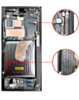 OLED Assembly with Frame for Galaxy S23 Ultra (S918) (Graphite) (Aftermarket Plus Soft)