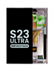 Stock up on the OLED assembly with frame for Galaxy S23 Ultra S918 in lavender. Service pack.