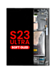 OLED Assembly with Frame for Galaxy S23 Ultra (S918) (Graphite) (Aftermarket Plus Soft)