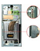 OLED Assembly with Frame for Galaxy S23 Ultra (S918) (Sky Blue) (Aftermarket Plus Soft)
