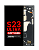 OLED Assembly with Frame for Galaxy S23 Ultra (S918) (Phantom Black) (Aftermarket Plus Soft / 120Hz)