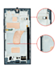 LCD Assembly with Frame for Galaxy S23 Ultra (S918) (Phantom Black) (Without Fingerprint) (Aftermarket Incell)