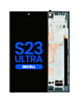 LCD Assembly with Frame for Galaxy S23 Ultra (S918) (Phantom Black) (Without Fingerprint) (Aftermarket Incell)