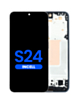 LCD Assembly with Frame for Galaxy S24 (S921) (Onyx Black) (Without Fingerprint) (Aftermarket Incell)