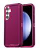 Heavy Duty Case for Galaxy S24 FE (MAROON & BLACK) (Only Ground Shipping)