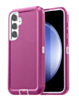 Heavy Duty Case for Galaxy S24 FE (LIGHT PINK & WHITE) (Only Ground Shipping)