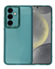 Soft Silicone Transparent Case - GREEN for Galaxy S24FE (Only Ground Shipping)