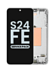 OLED Assembly with Frame for Galaxy S24 FE (S721) (Gray) (Service Pack)