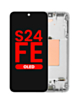 OLED Assembly with Frame for Galaxy S24 FE (S721) (Gray) (Aftermarket Plus Soft)