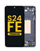 OLED Assembly with Frame for Galaxy S24 FE (S721) (Graphite) (Premium)