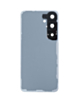 Back Cover Glass with Camera Lens and Adhesive for Galaxy S24 Plus (S926) (No Logo) (Sapphire Blue)