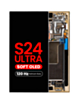 OLED Assembly with Frame for Galaxy S24 Ultra (S928) (Titanium Yellow) (Aftermarket Pro Soft / 120Hz)