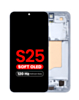 OLED Assembly with Frame for Galaxy S25 (S931) (Icy Blue) (Aftermarket Plus Soft / 120Hz)